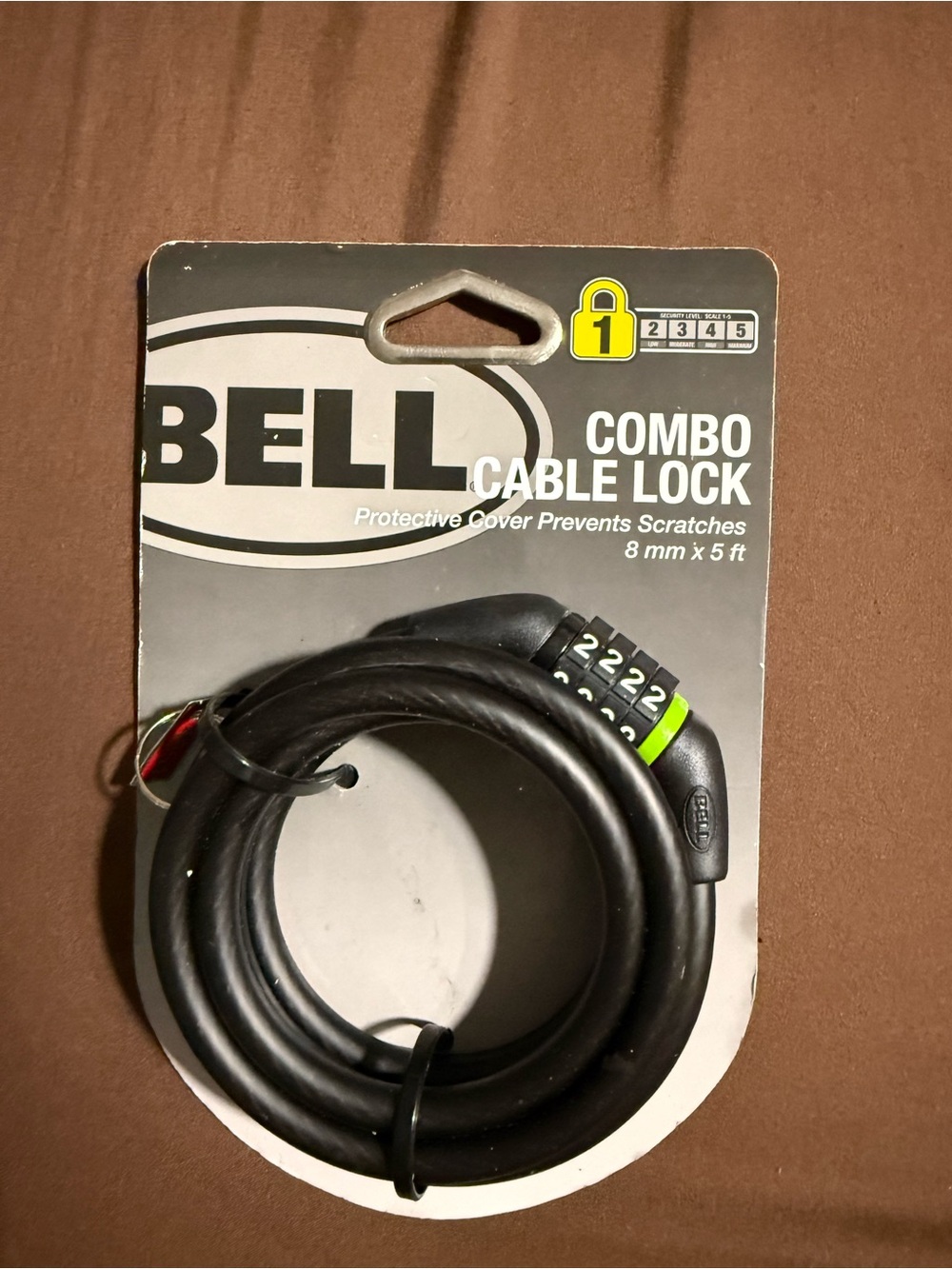 Bell Combo Cable Lock 8mm‎ x 5ft Bicycle Bike Security Lock New